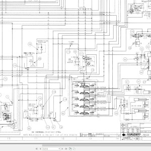 Link-Belt LS-308H II Electrical and Hydraulic Diagram