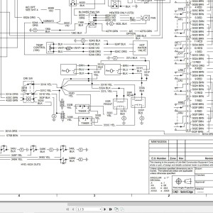 Link-Belt RTC-8040 II Electrical and Hydraulic Diagram