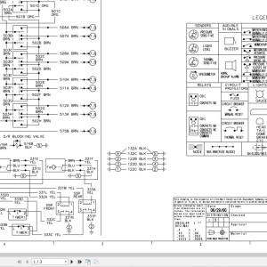 Link-Belt RTC-8040S Electrical and Hydraulic Diagram