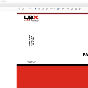 Link Belt 130LX EX Parts Manual 1015