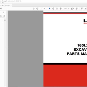 Link Belt 160LX EX Parts Manual 1016