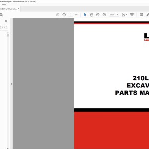 Link Belt 210LX EX Parts Manual 1017