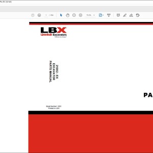 Link Belt 210X2 EX Parts Manual 2201