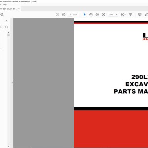 Link Belt 290LX EX Parts Manual 1028