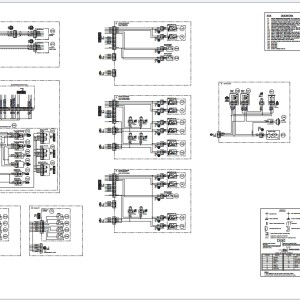 Link Belt 145X3 Hydraulic & Electrical Schematic