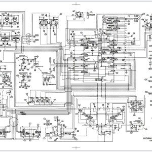 Link Belt 145X4 Hydraulic & Electrical Schematic