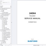 Link Belt 245X4 Service Manual WLSM2457-00LX