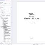 Link Belt 490X4 Service Manual WLSM4707-02LX