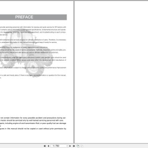 LS XR Series Service Manual Hydraulic Electrical Diagrams