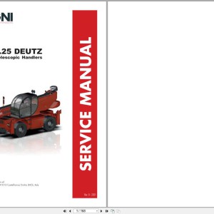 Magni RTH 5.25 DEUTZ Telescopic Handler Service Manual PDF