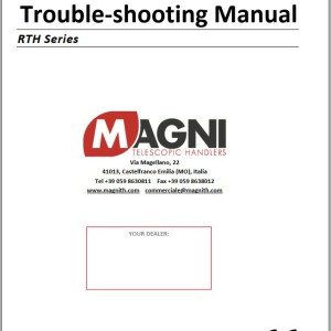 Magni RTH Series Diagram and Parts Operation Service Manual