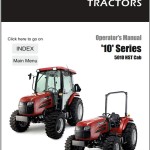 Mahindra 10 Series 5010 HST Cab Operator Manual