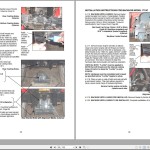 Mahindra 1710A 1710B 1710C Backhoe Operator Manual Parts Manual and Installation Instruction