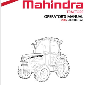 Mahindra 2665 Shuttle Cab Operator Manual