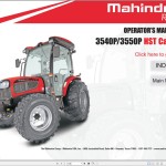 Mahindra 3540 3550 HST CABIN TIER-4 Operator Manual
