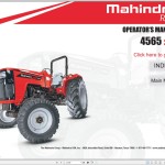 Mahindra 4565 2WD TIER-4 Operator Manual