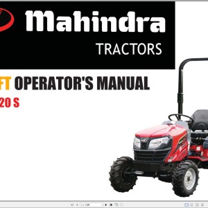 Mahindra DRAFT eMax 20S Operator Manual