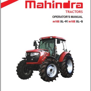 Mahindra m105XLP m105XLS Operator Manual