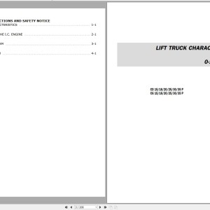 Manitou CD CG 15 18 20 25 30 35 P Telehandler Repair Manual M128EN 2006