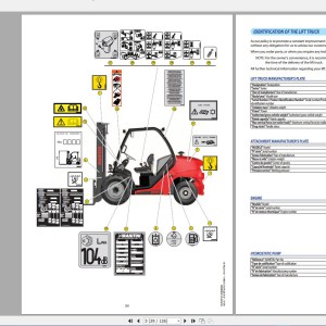 Manitou Forklift Package 2.14 GB PDF Operator Service Manual Updated 2021