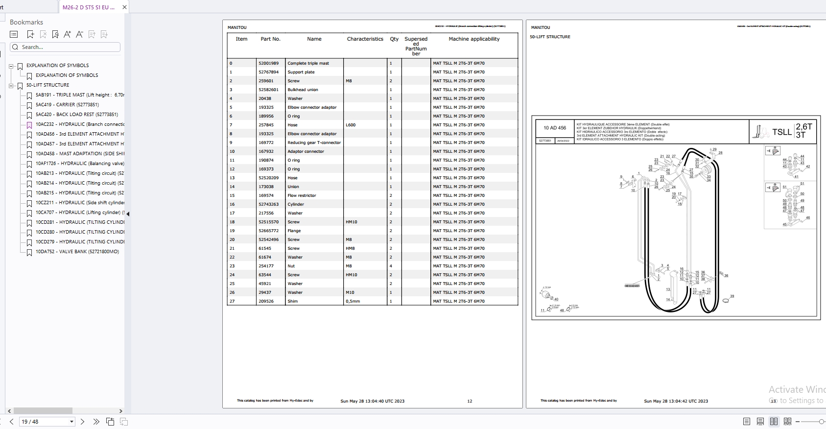 Manitou M M-X Series 2.51 GB Service Operator Part Manual Update 2024 (4)