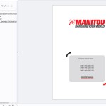 Manitou M M-X Series 2.51 GB Service Operator Part Manual Update 2024