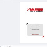 Manitou MLA MLA-T Series 2.36 GB Service Operator Part Manual Update 2024