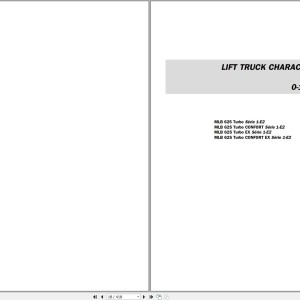 Manitou MLB 625 Turbo Series 1-E2 Telehandler Repair Manual 547938EN 2011