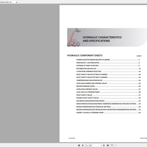 Manitou MLT 840 145 PS ST4 S3 Telehandler Hydraulic Repair Manual 2019