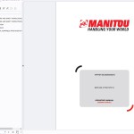 Manitou MLT MLT-X Series 34.8 GB Service Operator Part Manual Update 2024