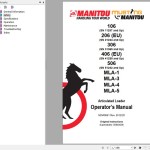 Manitou 106 206EU 306 406EU 506 MLA-1 MLA-3 MLA-4 MLA-5 Operator's Manual 50940661B