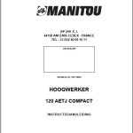 Manitou 120AETJ Compact Instruction's Manual 547362 NL