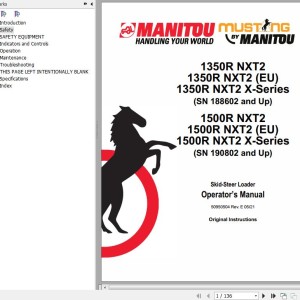 Manitou 1350R NXT2 X-Series 1500R NXT2 X-Series Operator's Manual 50950504E