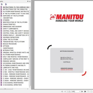 Manitou 200 ATJ-X ST3A S1 200 ATJ-X RC ST3A S1 Operator's Manual 647770