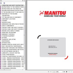 Manitou 200 ATJ ST5 S1 200 ATJ RC ST5 S1 Operator's Manual 647845EN-USM1A032021