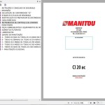 Manitou CI 20 ac Operator's Manual 647157 PO