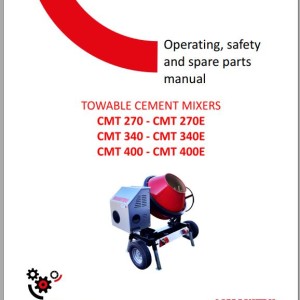 Manitou CMT270 CMT270E CMT340 CMT340E CMT400 CMT400E Operating safety & Spare Parts Manual 52749081EN