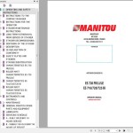 Manitou ES 720 FR ES 720 LI ES 720 LE ES 716 Bi ES 720 Bi ES 725 Bi Operator's Manual 647190