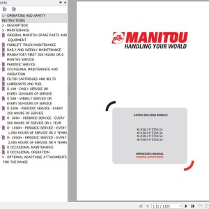 Manitou M-X30-2 P ST3A S4 M-X30-4 P ST3A S4 M-X50-2 P ST3A S4 M-X50-4 P ST3A S4 Operator's Manual 647882EN-USM4B092021
