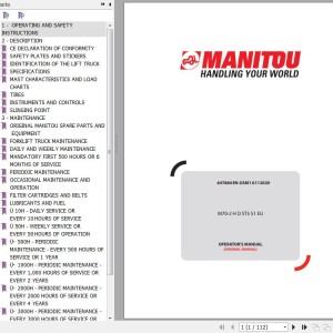 Manitou M70-2 H D ST5 S1 EU Operator's Manual 647884EN-USM1A112020