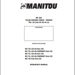 Manitou MLT 735 120 LSU Series 2-E2 To MLT 742 Turbo Series 2-E2 Operator's Manual 547852 EN