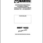 Manitou MRT1432 Comfort Line User & Maintenance Manual 547622 EN