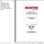Manitou MRT 1842 (360°-400°)M Series E3 Operator's Manual 648441 IT EN DE