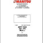 Manitou MRT 1842 (360°-400°) M Series E3 Operator's Manual 648464 IT EN DE