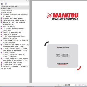 Manitou MT 420 H 57K ST5 S1 MT 420 H TSS 57K ST5 S1 Operator's Manual 647739 EN