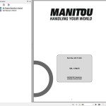 Manitou SSL1700R Operator’s Manual 50111433
