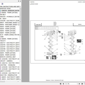 Manitou 100 SEC 2 Parts Catalog 647369