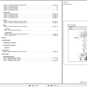 Manitou 100 SEC Parts Catalog 547407