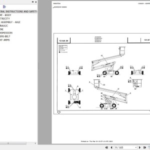 Manitou 120 AE Parts Catalog 547017