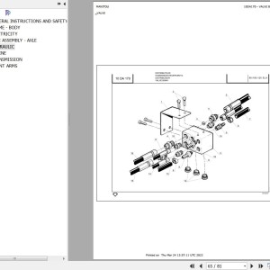 Manitou 120 ELX Parts Catalog 547325